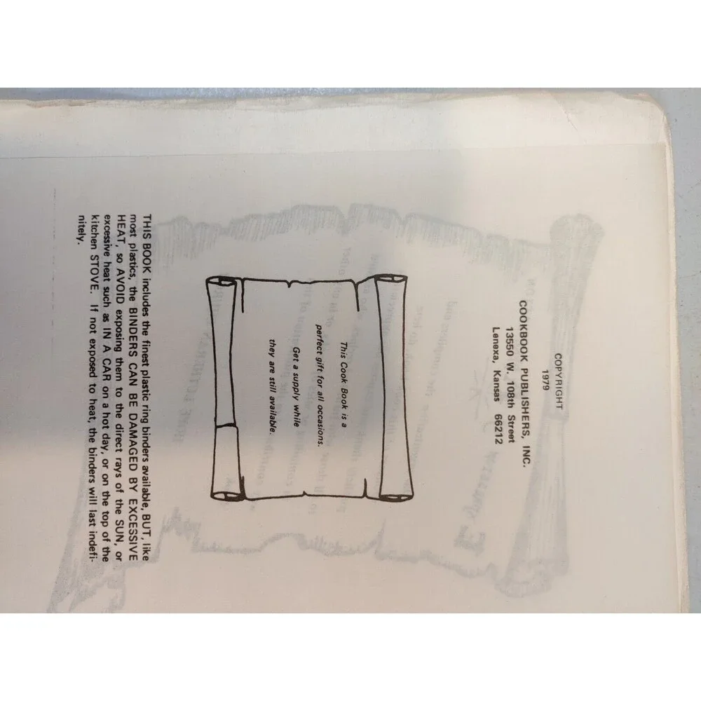 Expressions Hope Lutheran Church Cookbook Dearborn, Michigan-1979